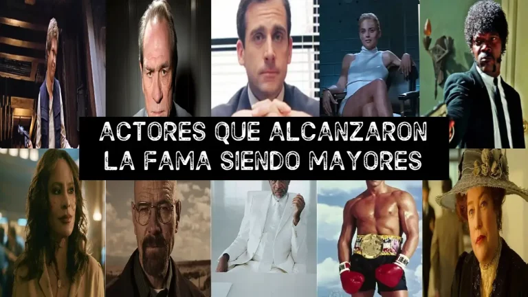 Actores de Hollywood que alcanzaron la fama siendo mayores