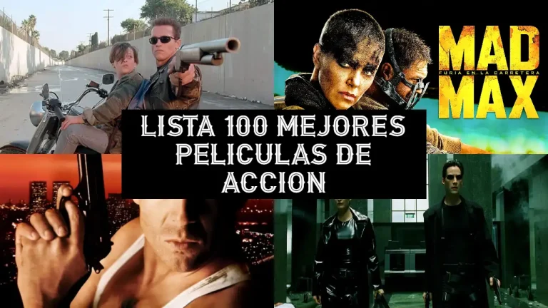 Lista 100 mejores películas de acción de la historia