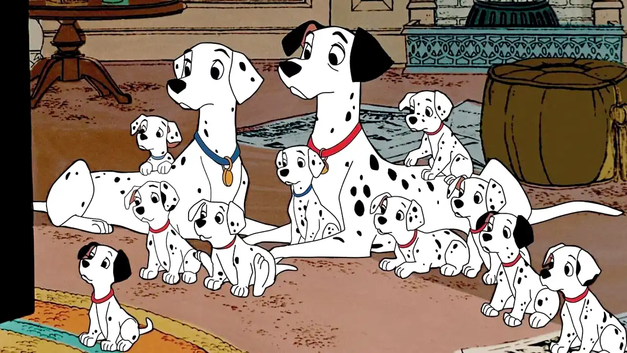 Nombres de los perros en 101 Dálmatas