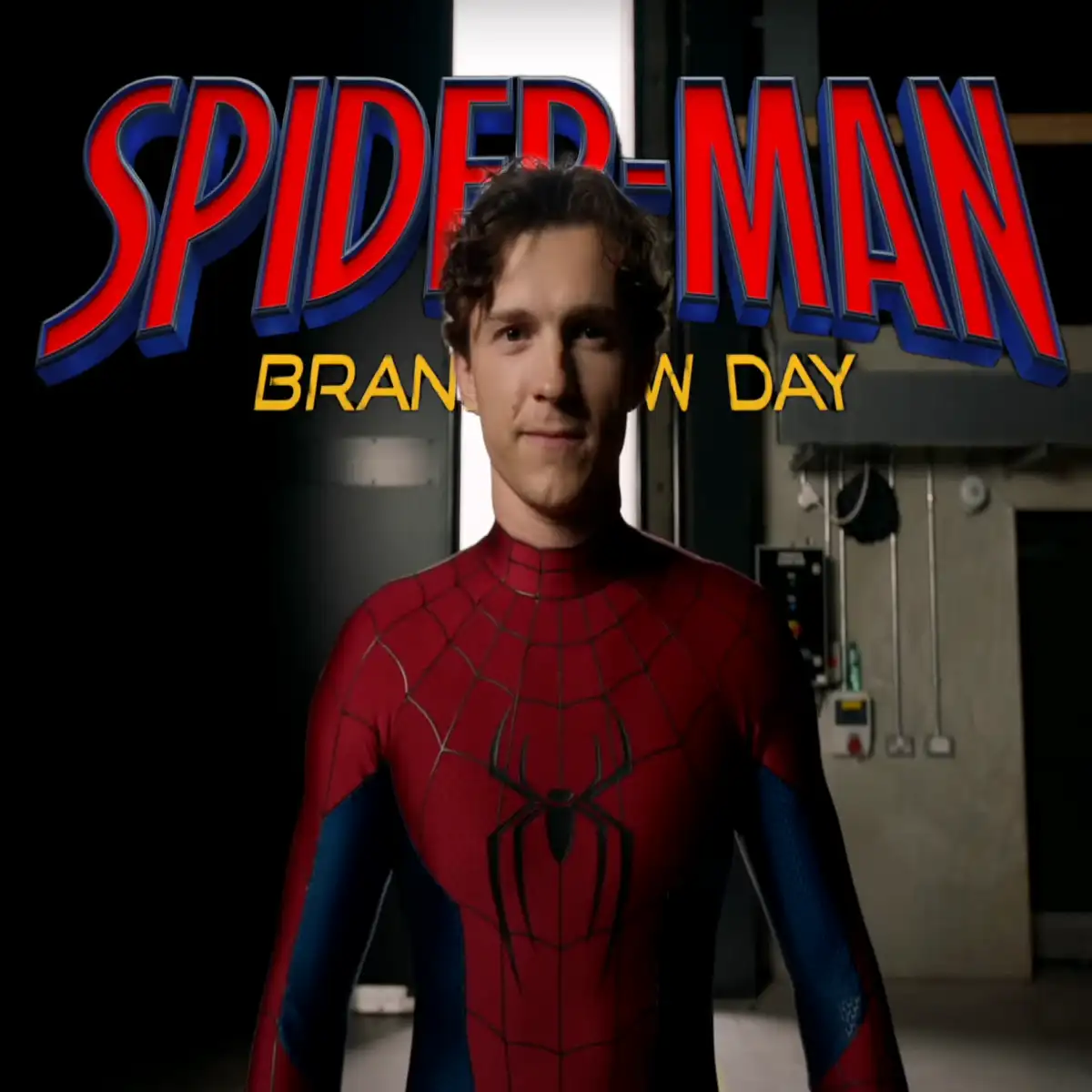 tom holland presenta el nuevo traje de spider-man brand new day