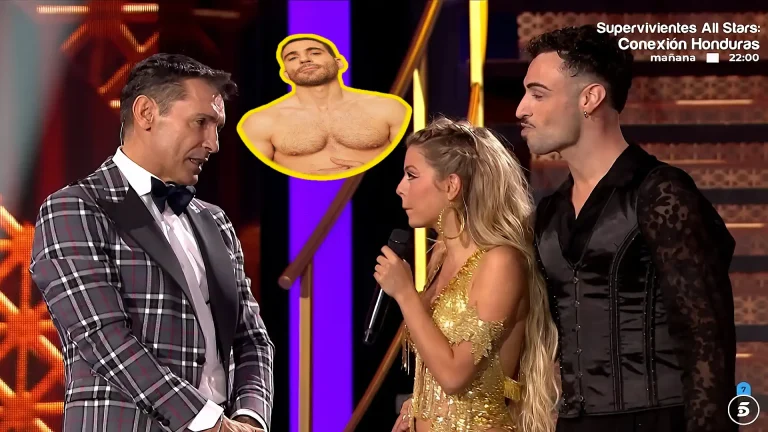 Jesus Vazquez pregunta a Nerea Rodríguez por Miguel Angel Silvestre e Ibiza en Bailando con las estrellas