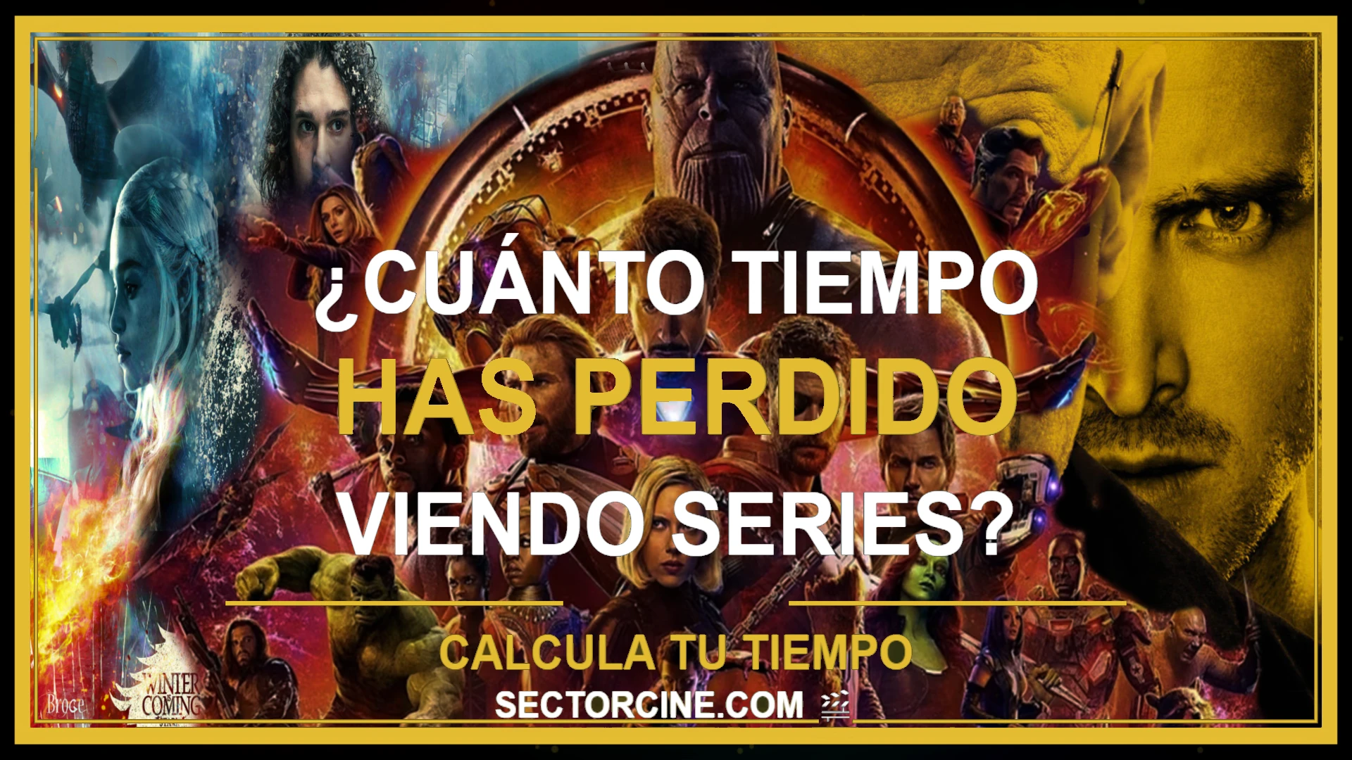 Calculadora tiempo series y películas