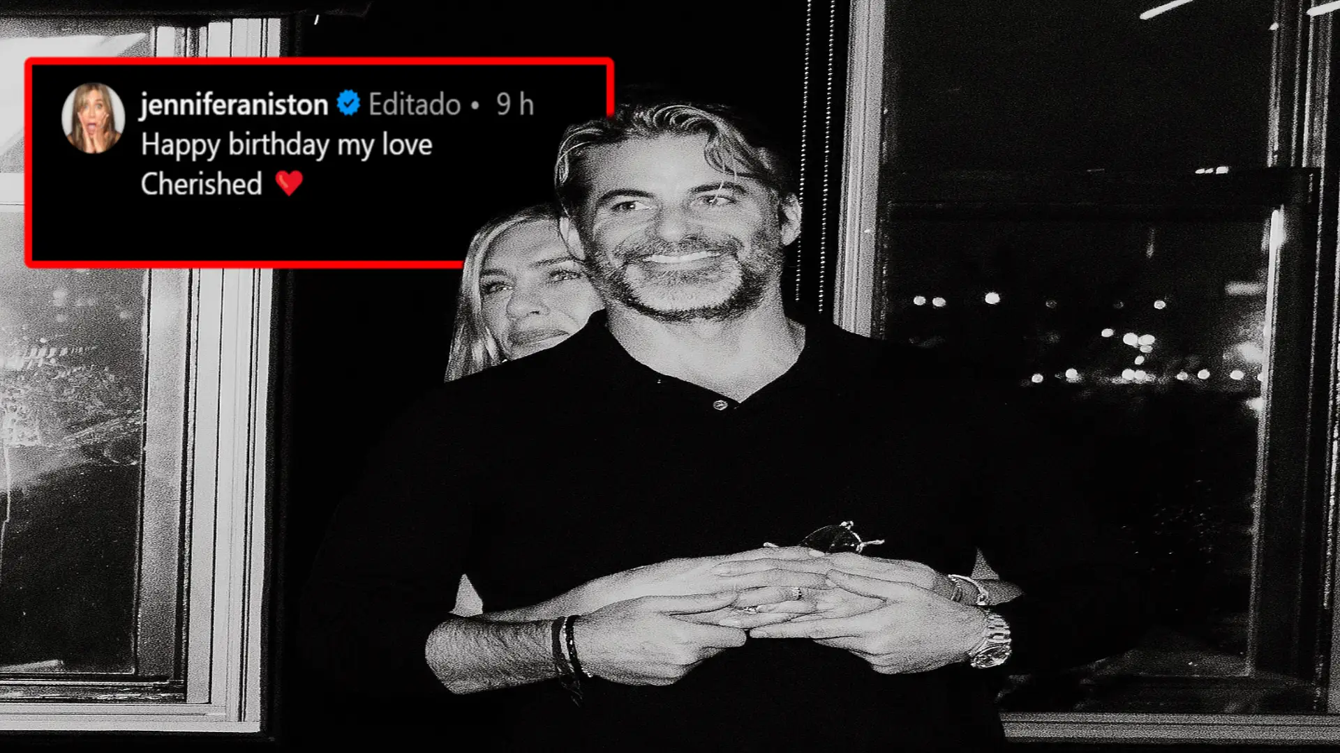 Jennifer Aniston confirma su relación con Jim Curtis en Instagram