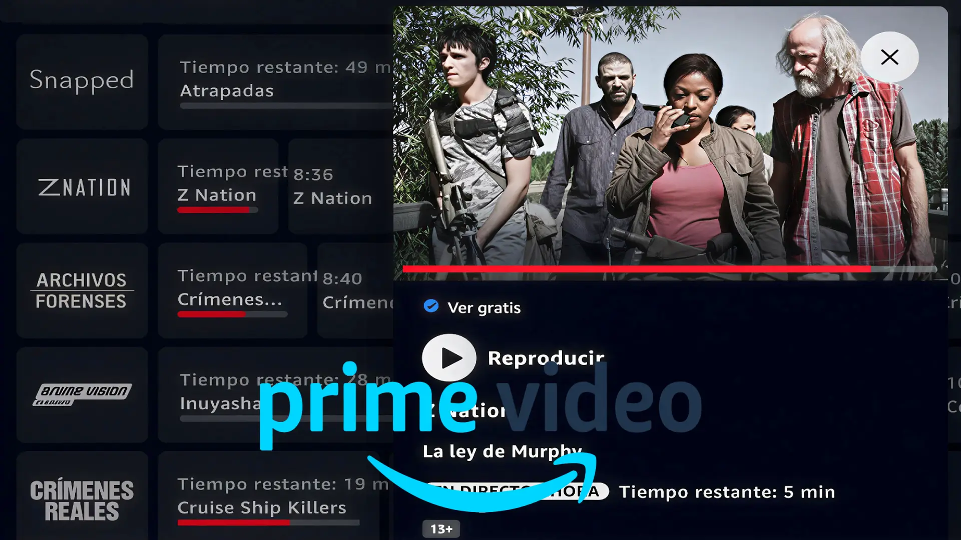 nuevos canales FAST con anime, series y true crime